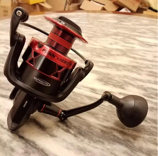 Penn Reel Fierce - รอกตกปลาสปินนิ่ง100% โลหะทั้งตัวเครื่องทำจากโลหะใหม่ของแท้รอกตกปลาสปินนิ่ง8000 1000สำหรับใช้ในน้ำเค็ม