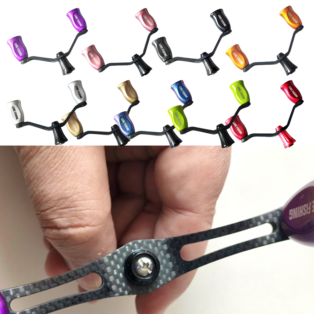 Daiwa Reel Fuego - มือหมุนรอกตกปลาแบบคาร์บอน ด้ามจับแบบ Double Rocker สำหรับรอกตกปลา อะไหล่ดัดแปลงสำหรับ