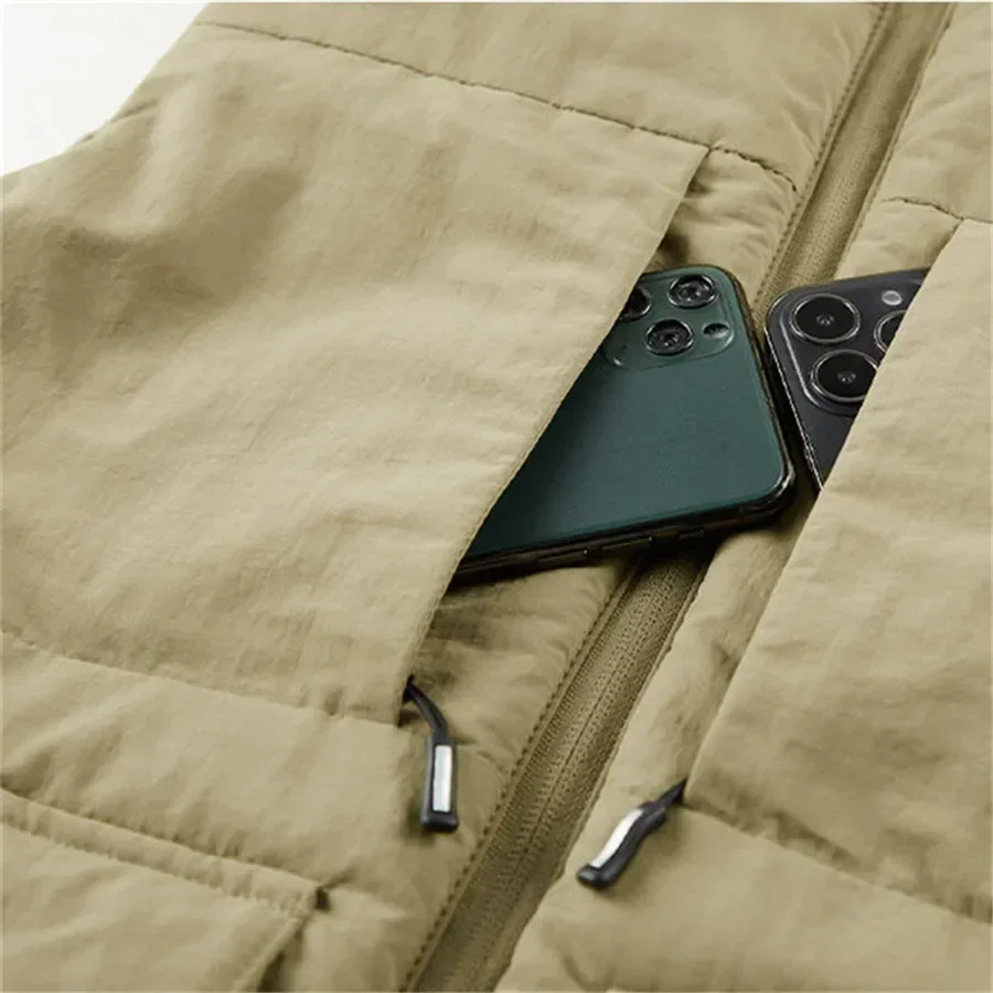 เสื้อกั๊กล่าสัตว์ขนแกะหนาสำหรั - Fishing Vest บทวิจารณ์และราคา