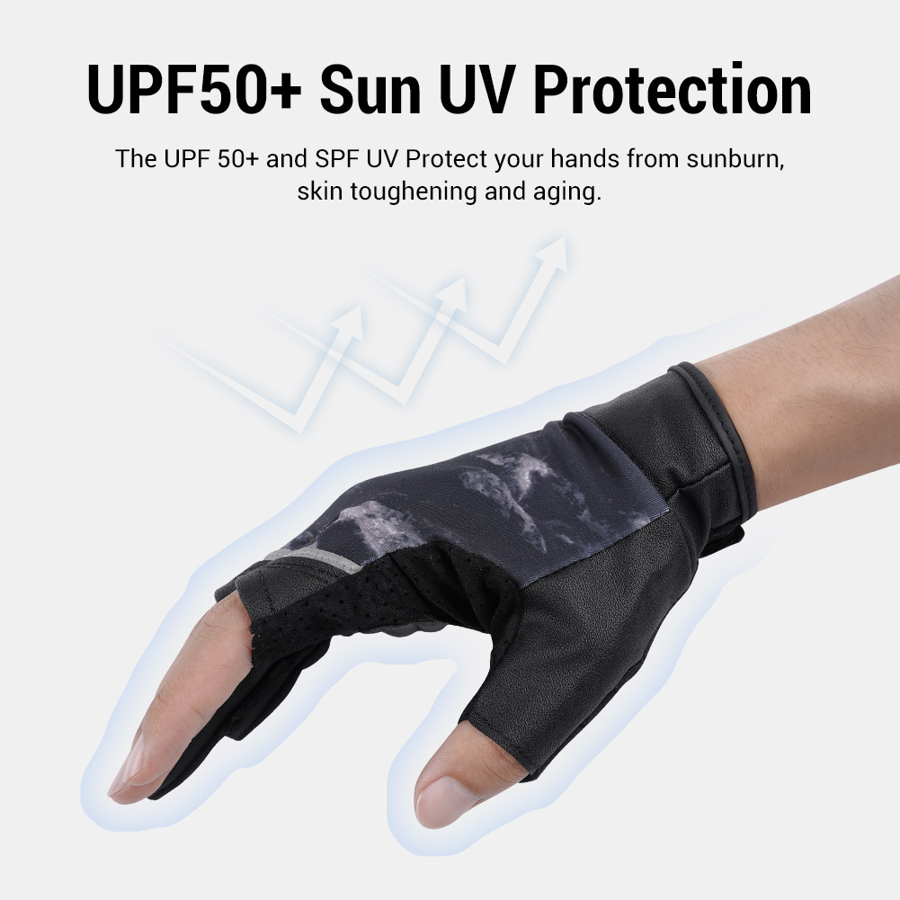 ถุงมือตกปลา NOEBY แบบครึ่งนิ้ว - Fishing Gloves บทวิจารณ์และราคา