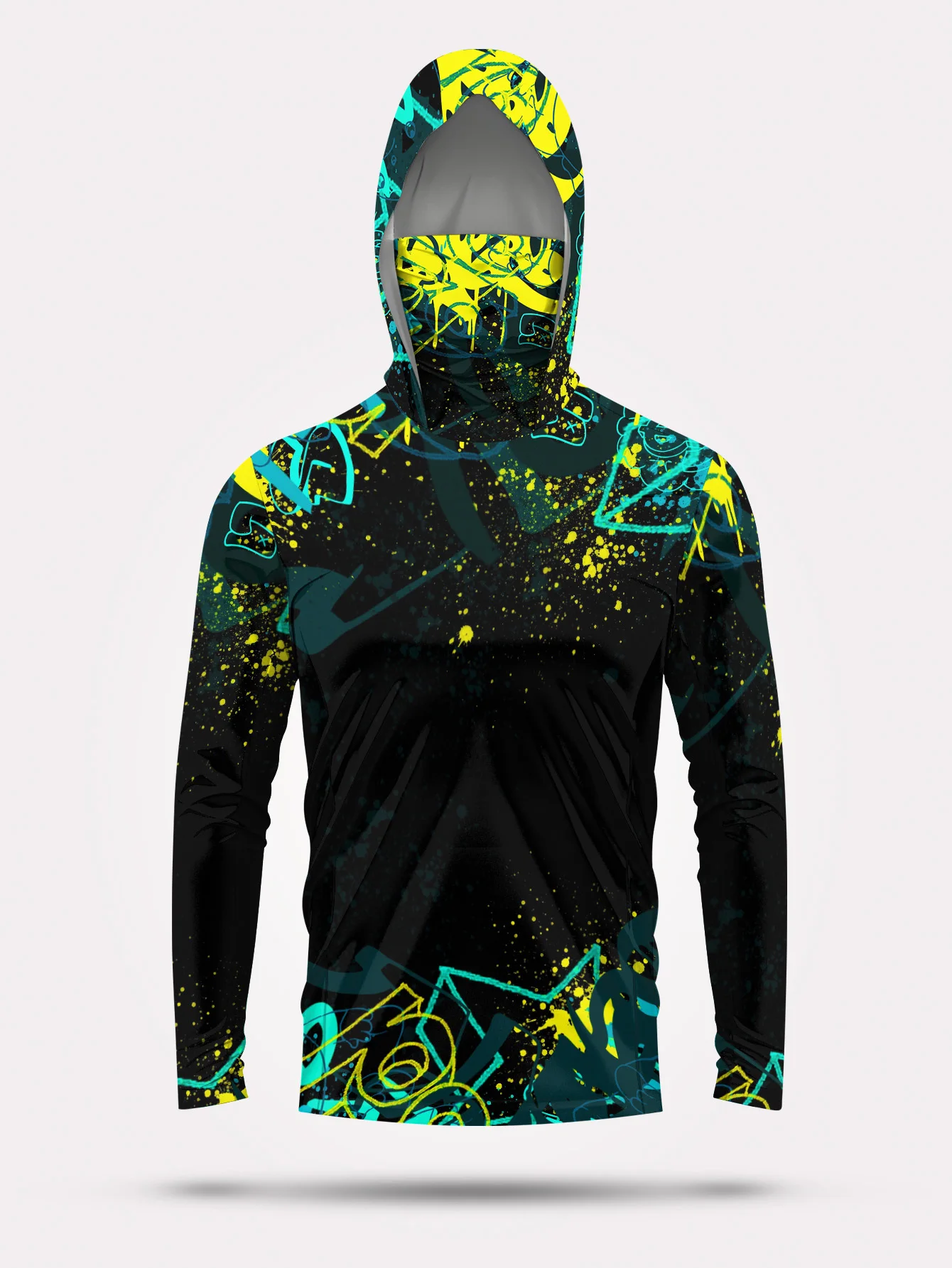 เสื้อฮู้ดตกปลาสำหรับผู้ชาย UPF - Fishing Mask Sun Protection บทวิจารณ์และราคา