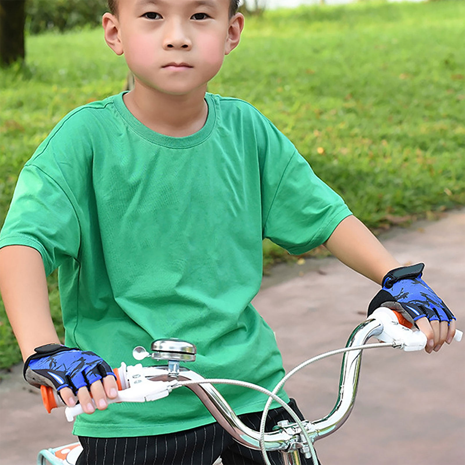 ถุงมือครึ่งนิ้วสำหรับเด็ก กันล - Fishing Gloves บทวิจารณ์และราคา