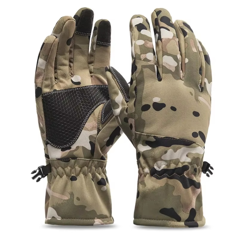 ถุงมือกันหนาวลายพรางสำหรับกิจก - Fishing Gloves บทวิจารณ์และราคา