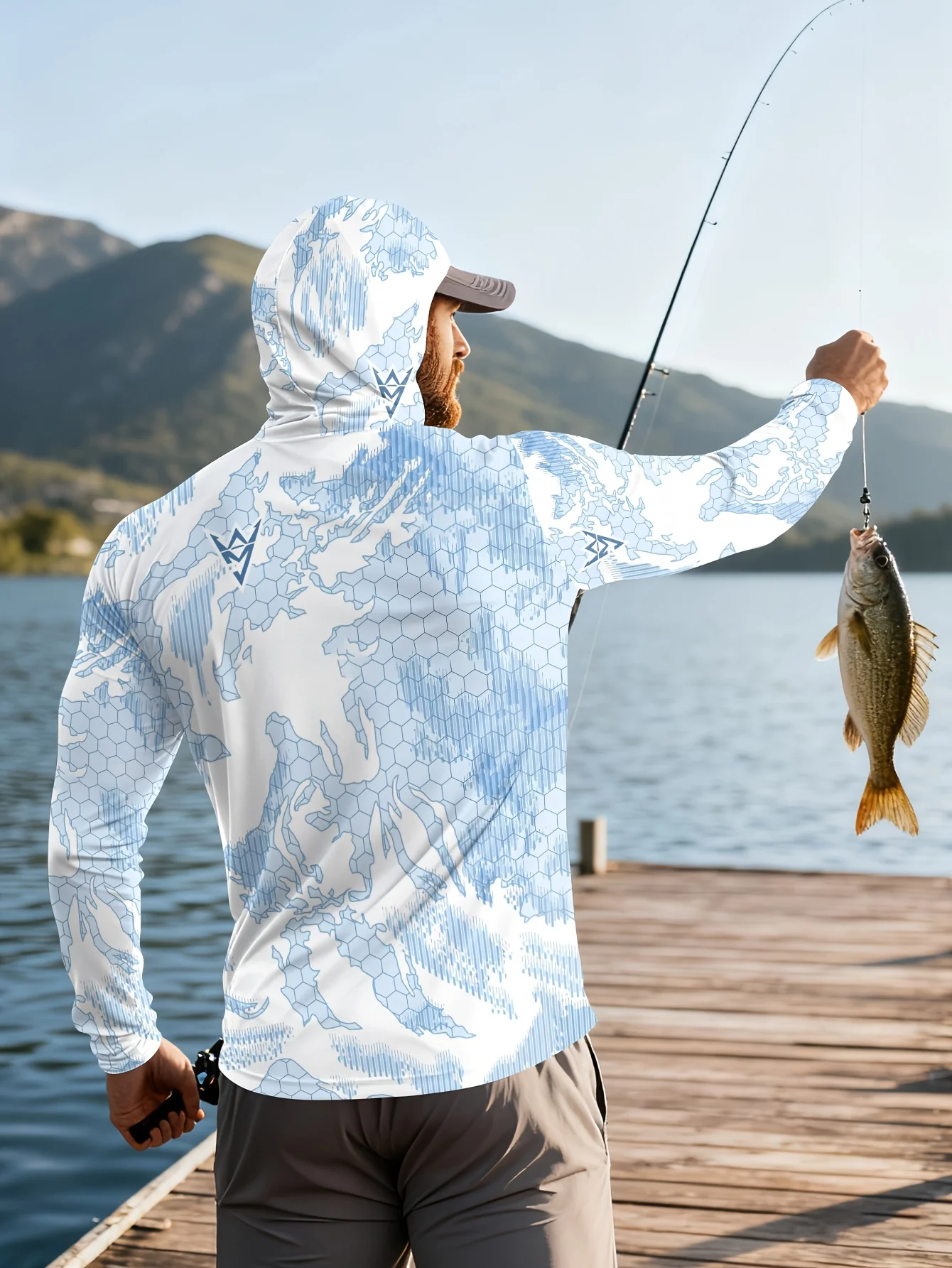 เสื้อตกปลาป้องกันรังสียูวีรุ่น - Fishing Mask Sun Protection บทวิจารณ์และราคา