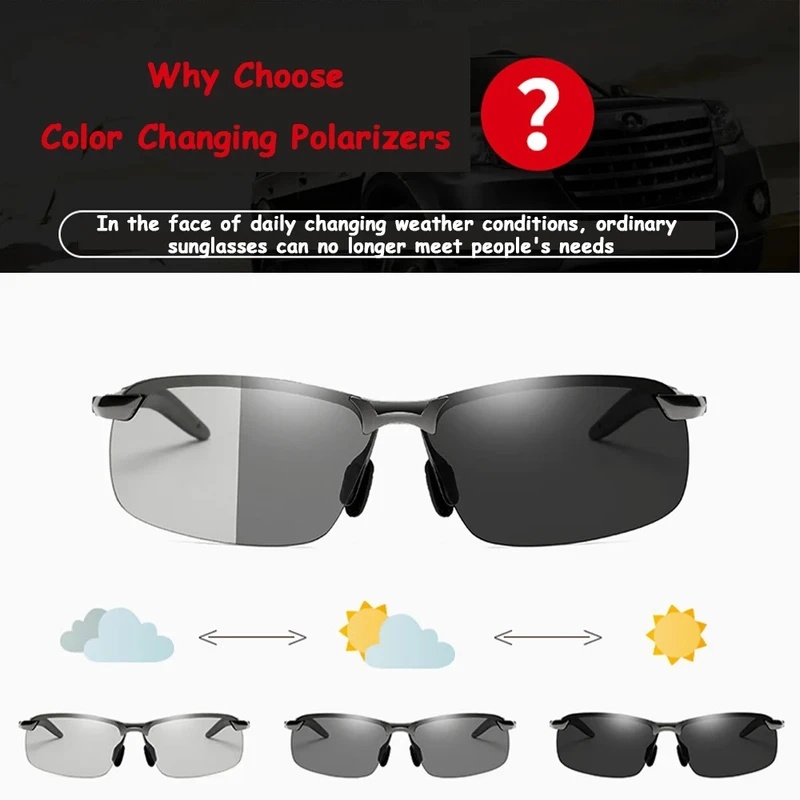 แว่นกันแดดเปลี่ยนสีตามแสงสำหรั - Fishing Sunglasses Polarized บทวิจารณ์และราคา